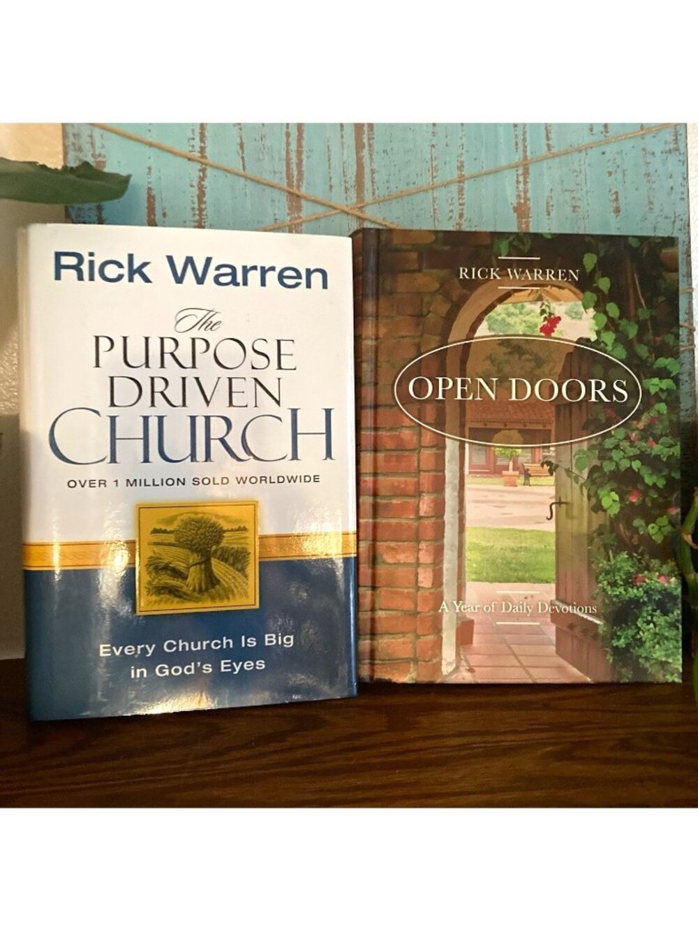 Rick Warren Lot 2 Hardcover: Purpose Driven Church & Open Doors Devotional